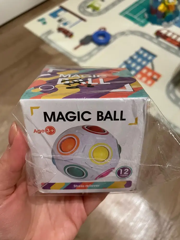 Хороший шар, ребёнок сразу увлёкся им😊 спасибо продавцу! Рекомендую к покупке.