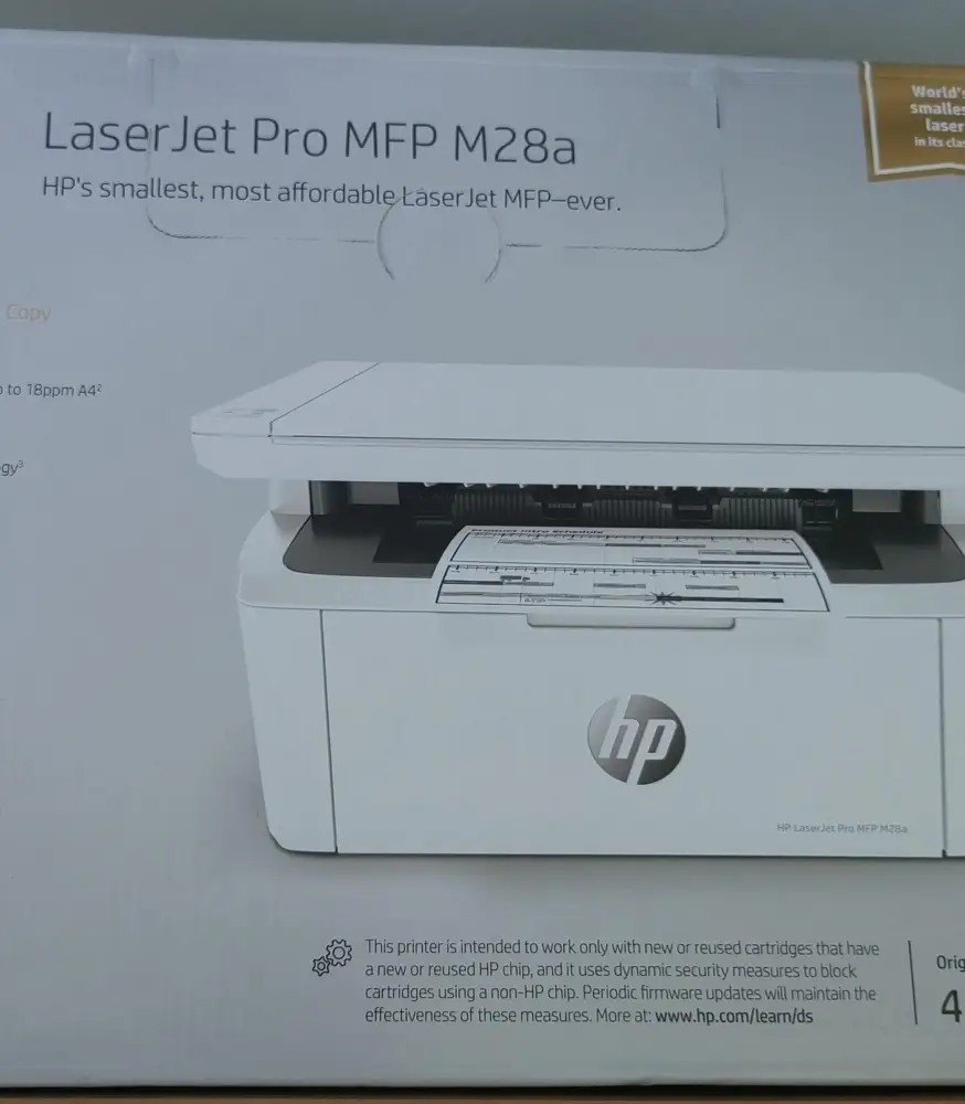 Картридж супер, печатает отлично. Упакован был хорошо. Для мфу Laserjet pro mfp m28a подошёл идеально