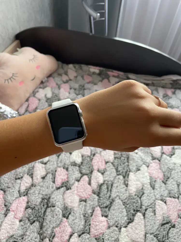 Огненный 🔥Однозначно закажу ещё раз)Подошёл на оригинальный Apple Watch ⌚️ 42mm