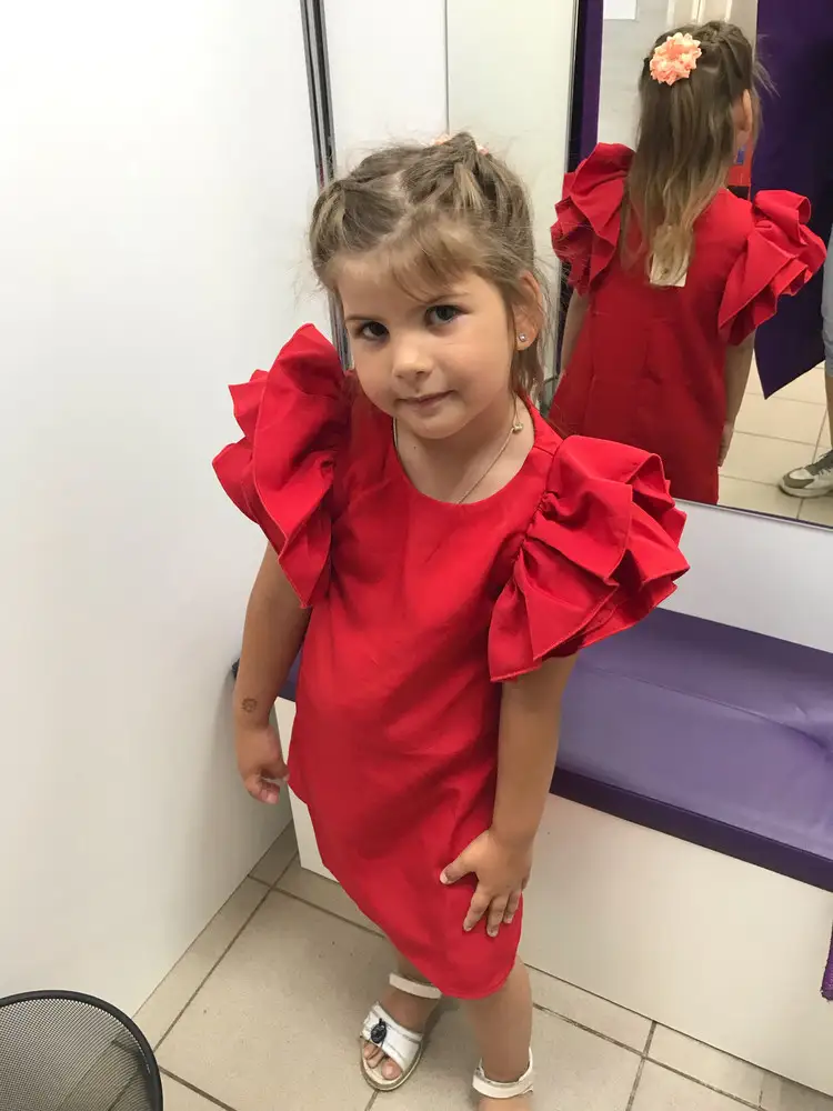 Платье супер!!! Размер соответствует, сшито аккуратно,яркое, красивое, как на картинке.